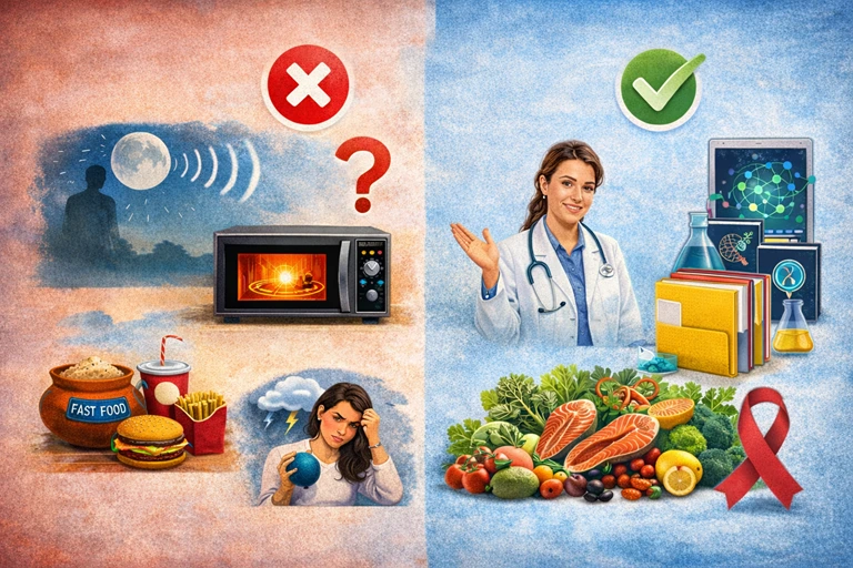 باورهای نادرست درباره سرطان، واقعیت‌های علمی، پیشگیری و درمان سرطان، با هدف افزایش آگاهی بیماران و خانواده‌ها